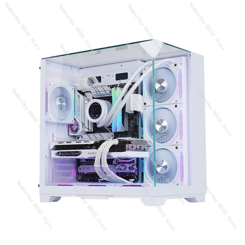 Pc Case Fan - Casing PC Gaming ATX Kaca Temper