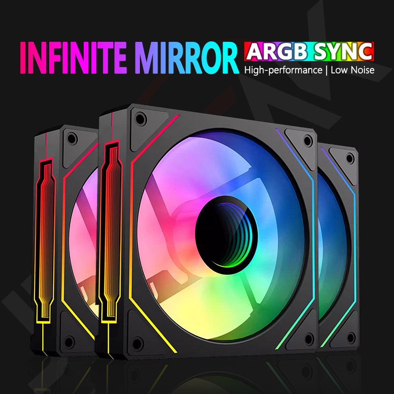 Pc Water Cooling - JUMPEAK MS120 120mm casing kipas 5V