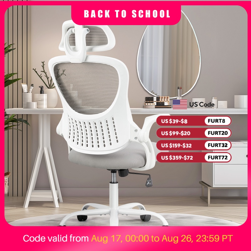 Pc Gaming Chair - JHK kursi komputer kantor ergonomis, sandaran