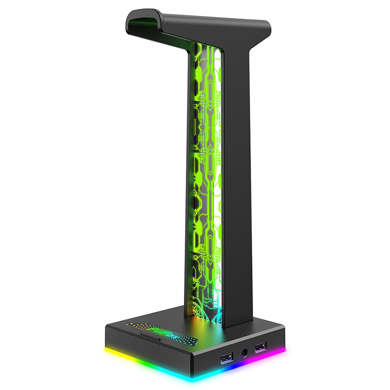 Pc Gaming Rgb - Stands Headphone Gaming RGB dengan Port
