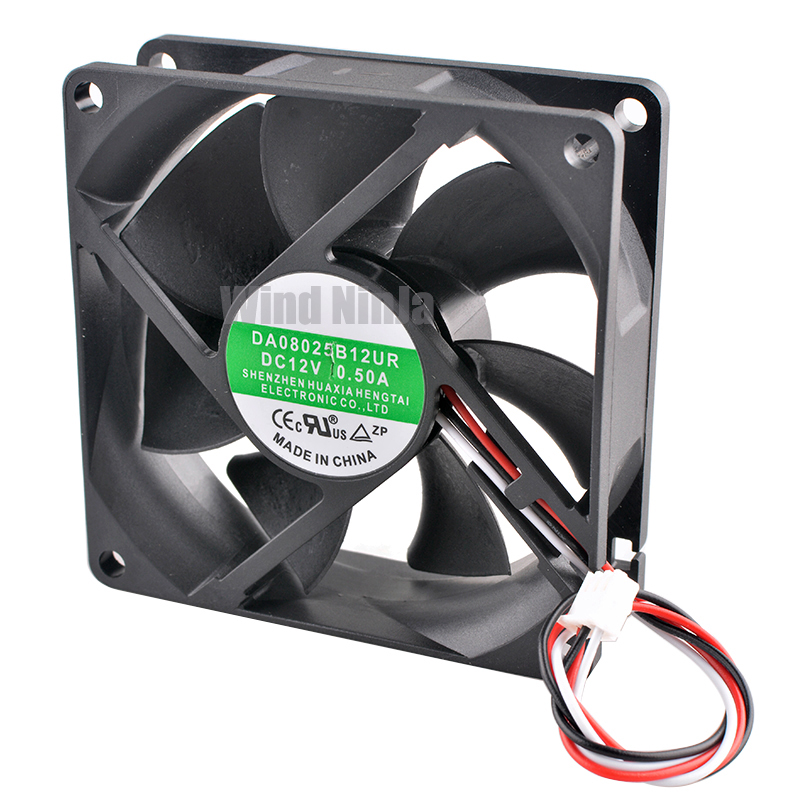 Pc Case Fan - Kipas Pendingin Bantalan Bola Ganda 8cm