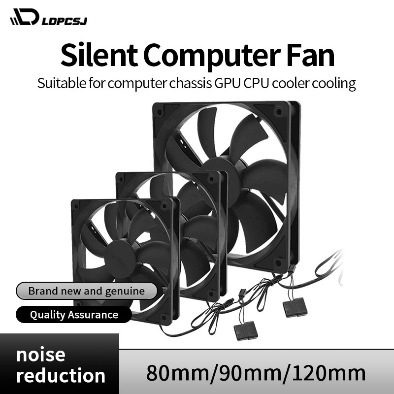 Pc Case Fan - Kipas Komputer Tenang 80Mm 90Mm 120Mm
