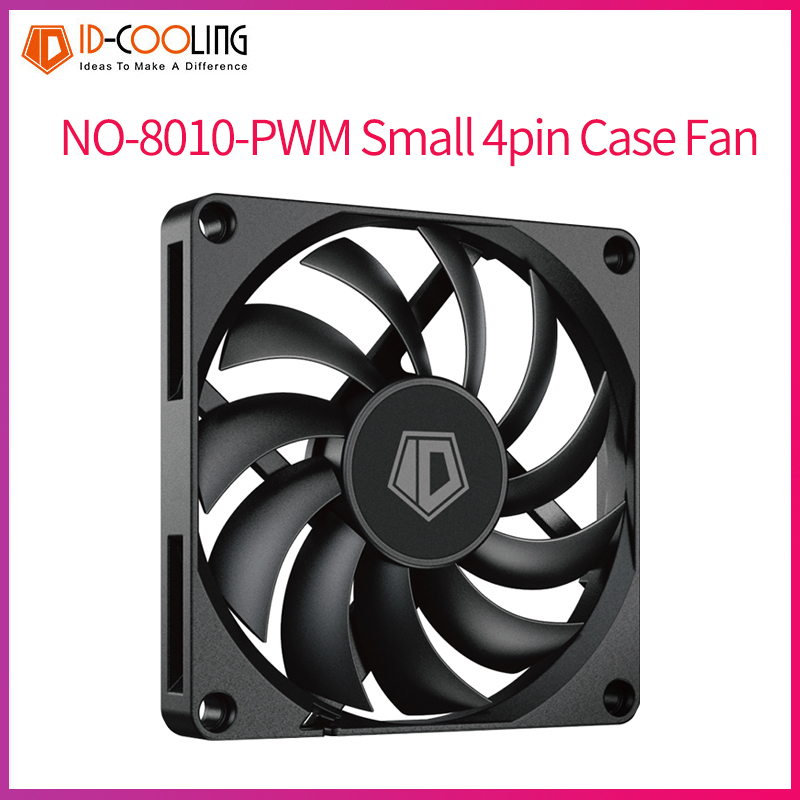 Pc Case Fan - ID-COOLING NO-8010-PWM kecil 4pin casing kipas