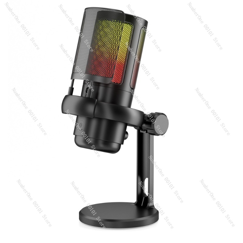 Pc Gaming Rgb - Mikrofon Kondensor USB Desktop RGB untuk