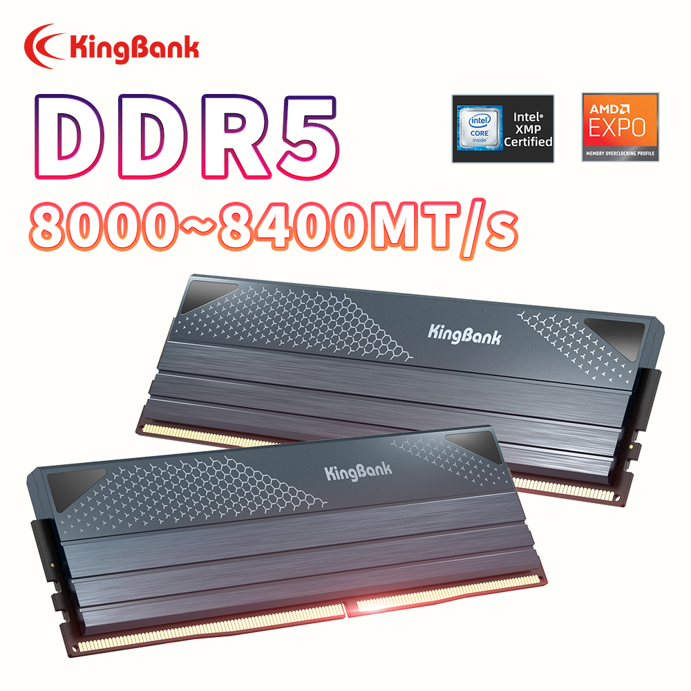 Pc Gaming Set - Memori KingBank DDR5 KFXB 48GB(24GBx2) Set