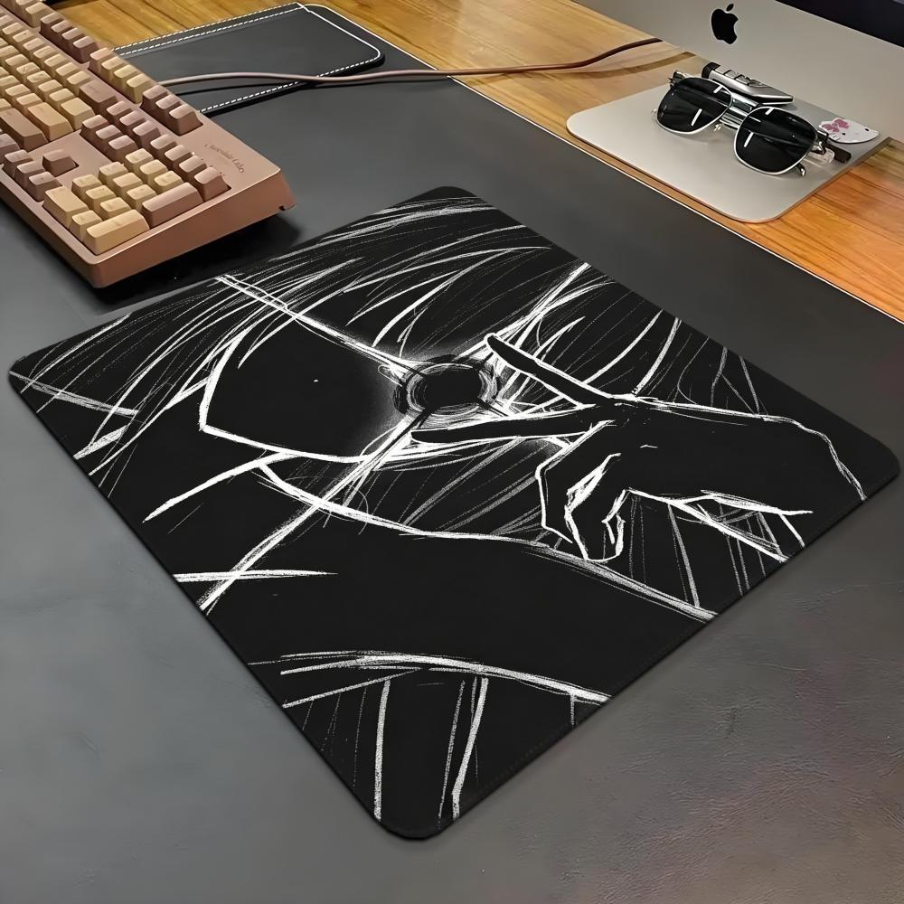Pc Gaming White - Alas Mouse Gadis Gotik Garis Hitam