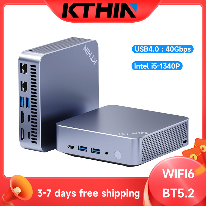 Pc Gaming I5 - Komputer Mini PC i5-1340P WIFI6 BT5.2