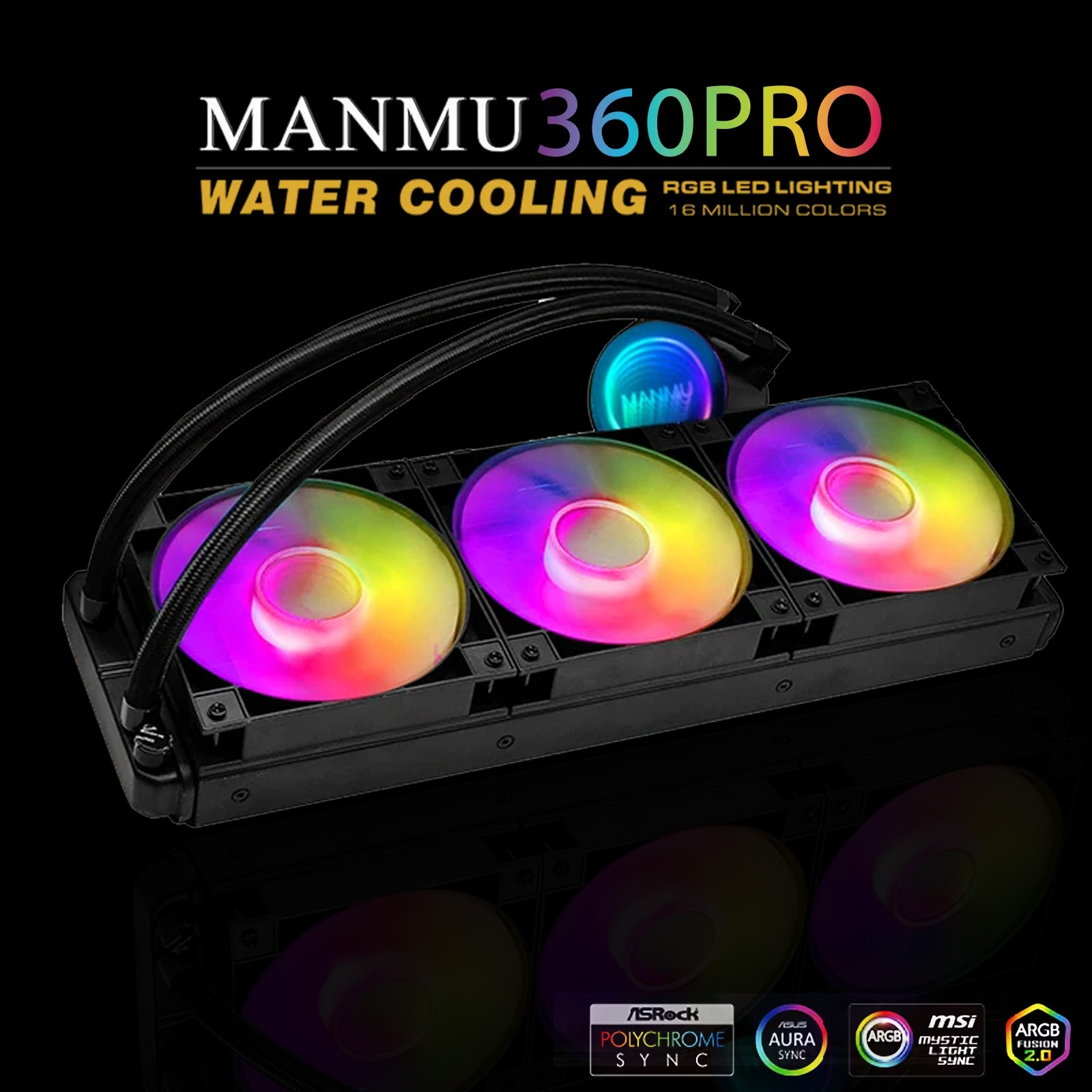 Pc Water Cooling - Pendingin Air CPU MANMU 360mm Am4