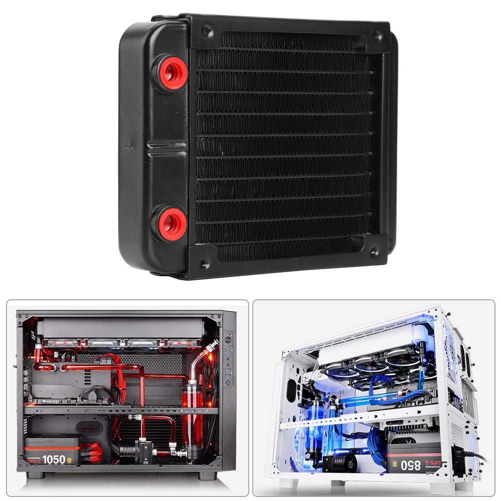 Pc Water Cooling - Radiator Pendingin Air 120mm G1/4 Thread