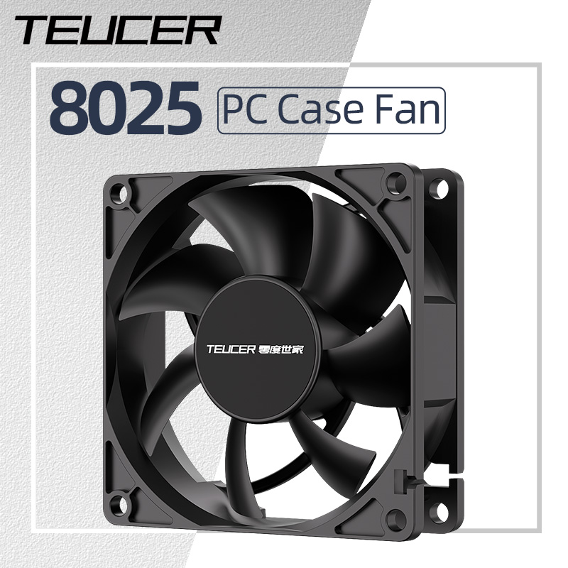 Pc Case Fan - Teucer 8025 Kipas Casing PC 12V