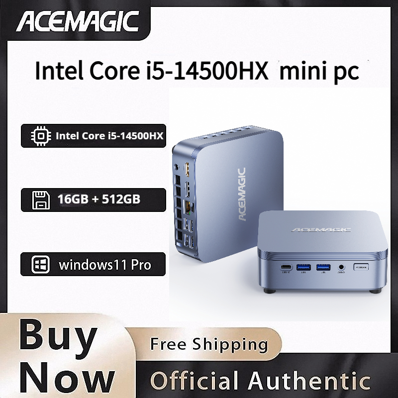 Pc Gaming I5 - ACEMAGIC Intel Core I5-14500HX Mini PC