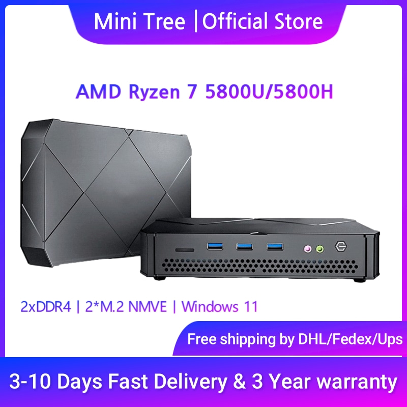 Pc Gaming Ryzen 5 - AMD Radeon komputer Mini Gamer, PC