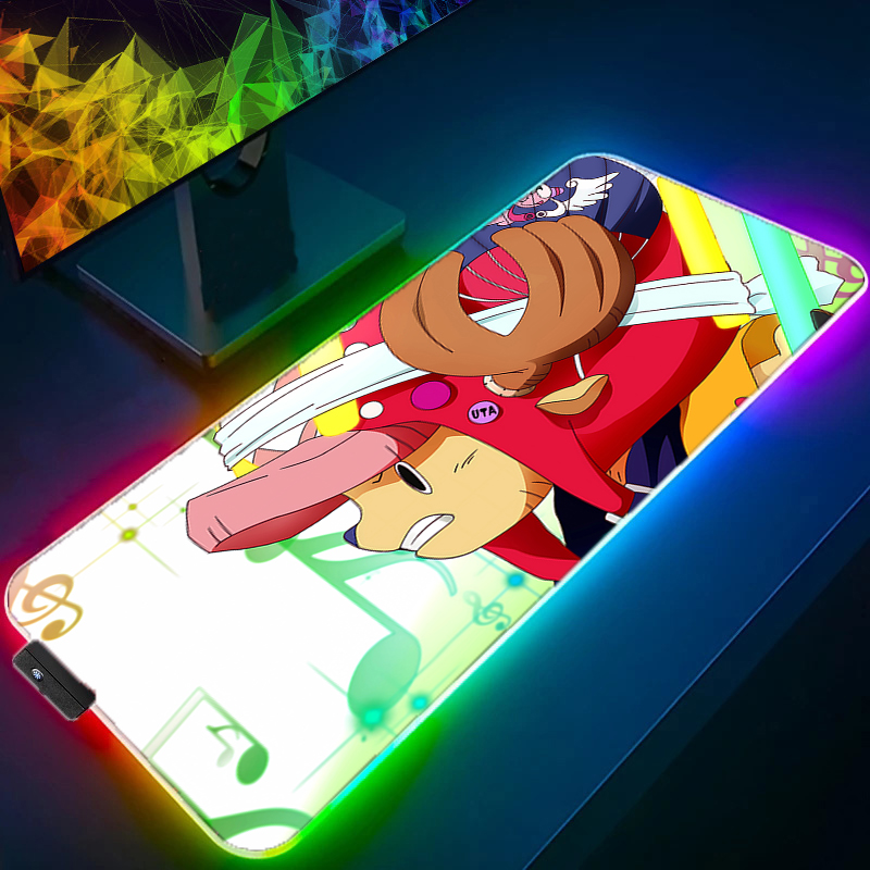 RGB LED Mouse Pad Meja Kantor  - Pc Gaming Rgb ulasan dan harga