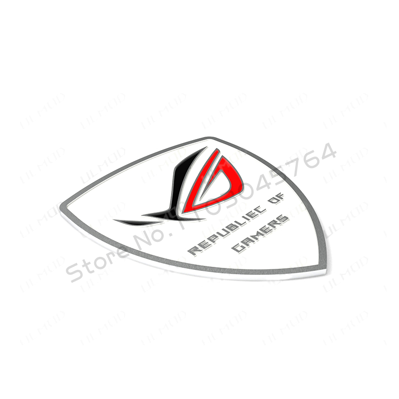 Stiker komputer aluminium Logo - Pc Gaming White ulasan dan harga