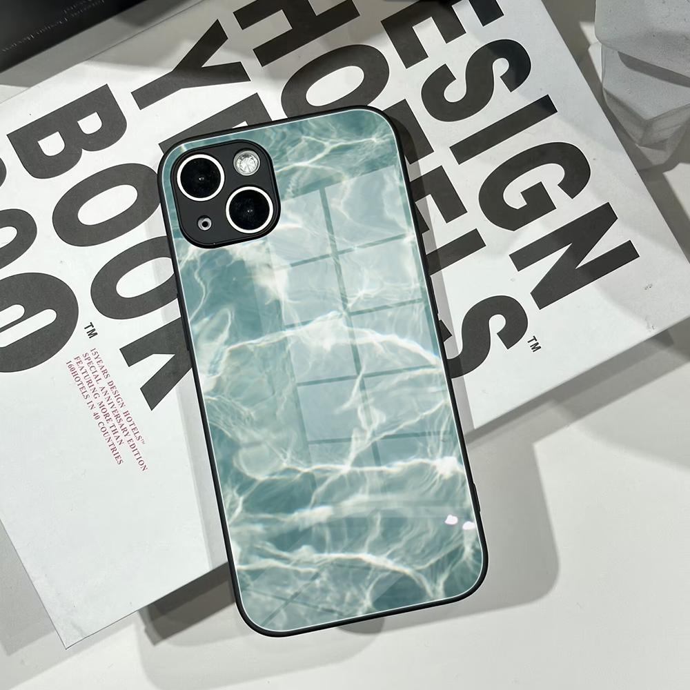 Casing Ponsel Desain Riak Air  - Pc Case Tempered Glass ulasan dan harga