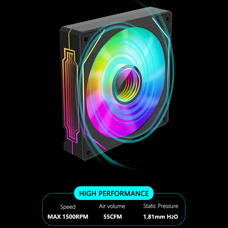 JUMPEAK MS120 120mm casing kip - Pc Water Cooling ulasan dan harga
