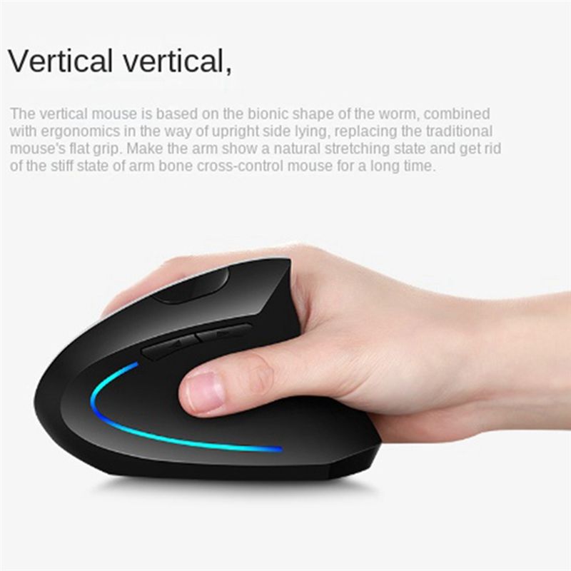 doyou Mouse Vertikal Nirkabel  - Pc Gaming White ulasan dan harga