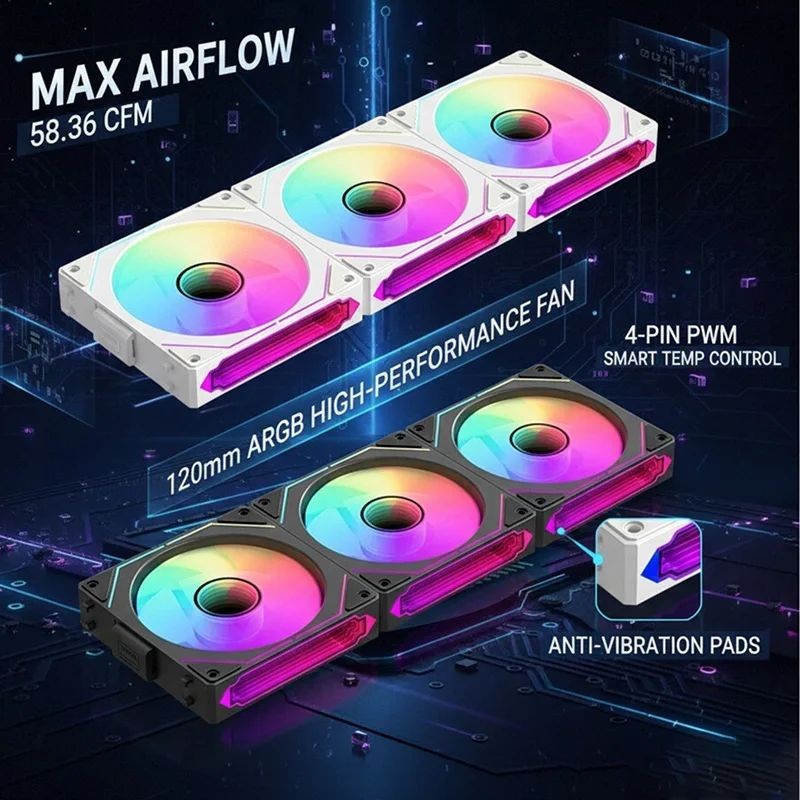 LDPCSJ 360mm Modular Wireless  - Pc Water Cooling ulasan dan harga