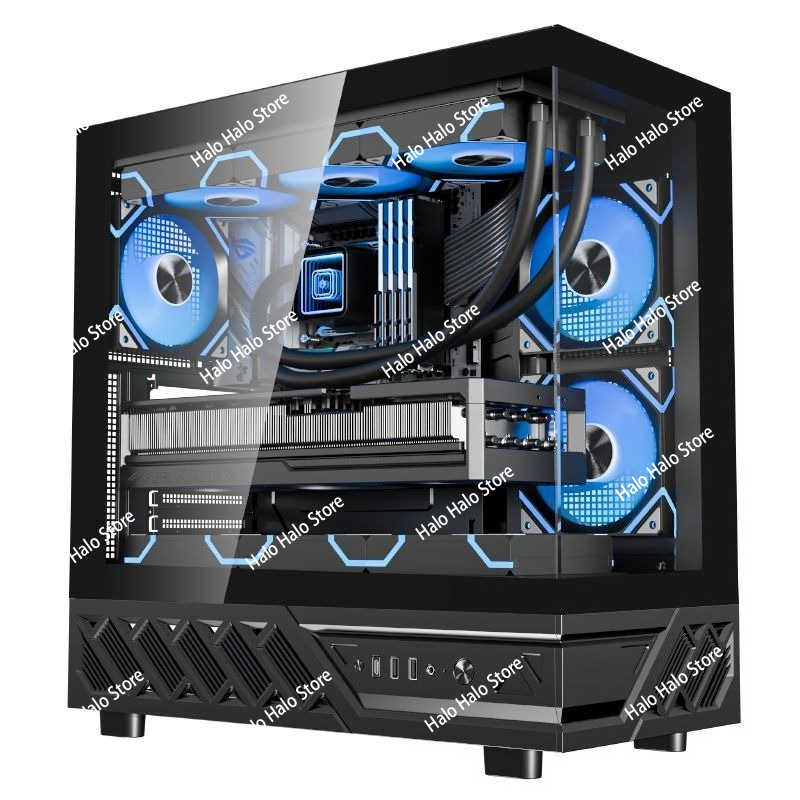Casing PC ATX White Seaview Ka - Pc Gaming White ulasan dan harga