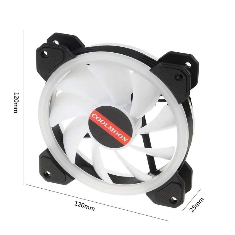 Kipas Pendingin PC RGB 120mm S - Pc Gaming Rgb ulasan dan harga