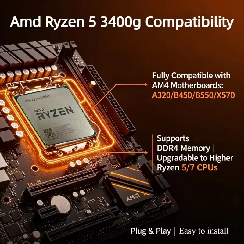 Prosesor CPU AMD Ryzen 5 3400G - Pc Gaming Ryzen 5 ulasan dan harga