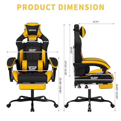 Kursi Gaming dengan Pijatan, K - Pc Gaming Chair ulasan dan harga