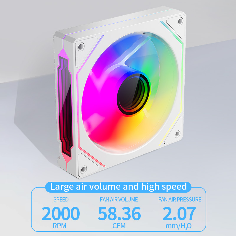 Teucer kipas PC 120mm, casing  - Pc Water Cooling ulasan dan harga