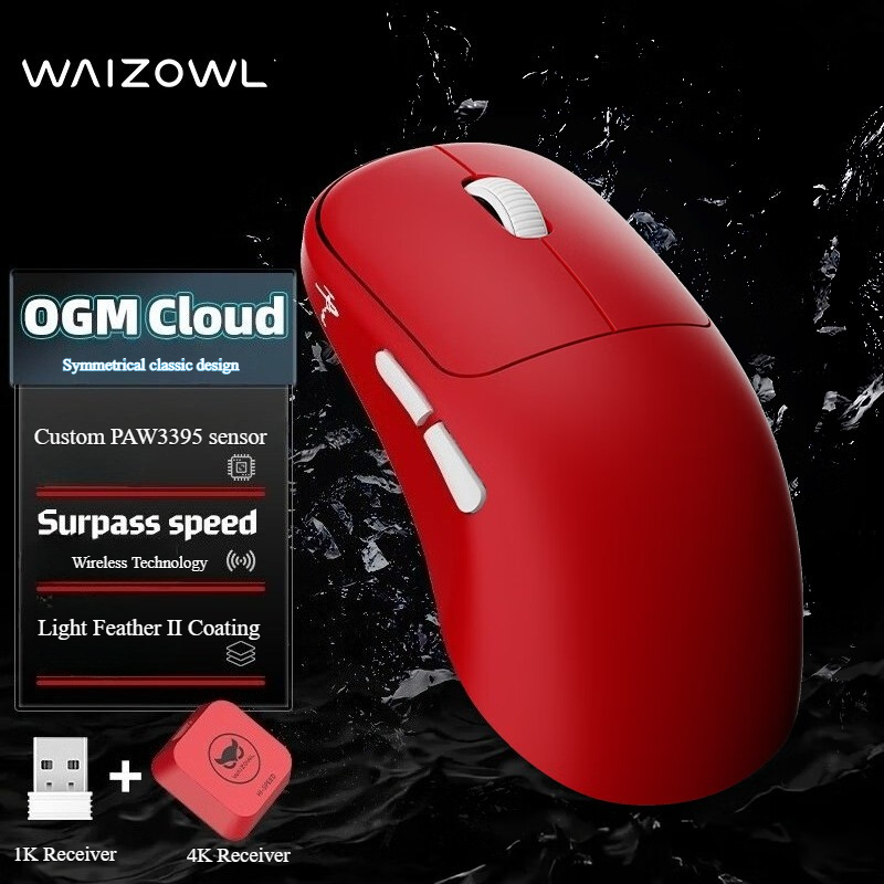 Waizowl OGM Cloud Mouse Gaming - Pc Gaming Cloud Free ulasan dan harga