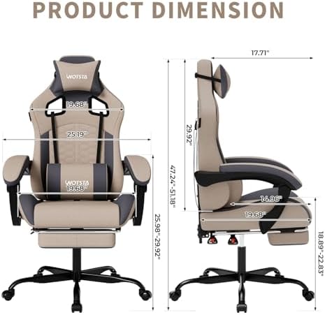 Kursi Gaming dengan Pijat, Kur - Pc Gaming Chair ulasan dan harga