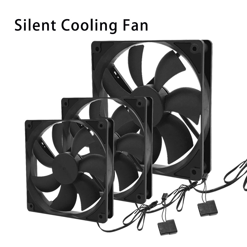 Kipas Komputer Tenang 80Mm 90M - Pc Case Fan ulasan dan harga