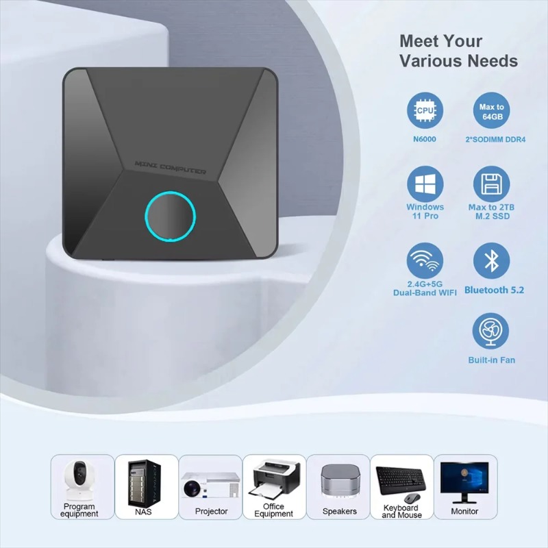 Mini PC Baru Generasi ke-13 &  - Pc Gaming I5 ulasan dan harga
