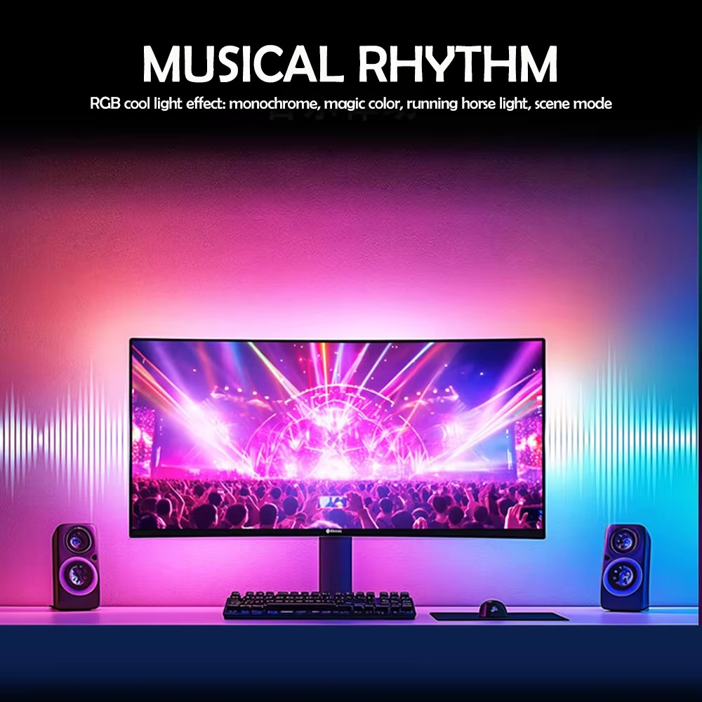 Lampu Gaming RGB Strip Lampu L - Pc Gaming Rgb ulasan dan harga
