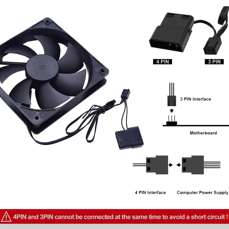 Kipas Komputer Senyap 80 90 12 - Pc Case Fan ulasan dan harga