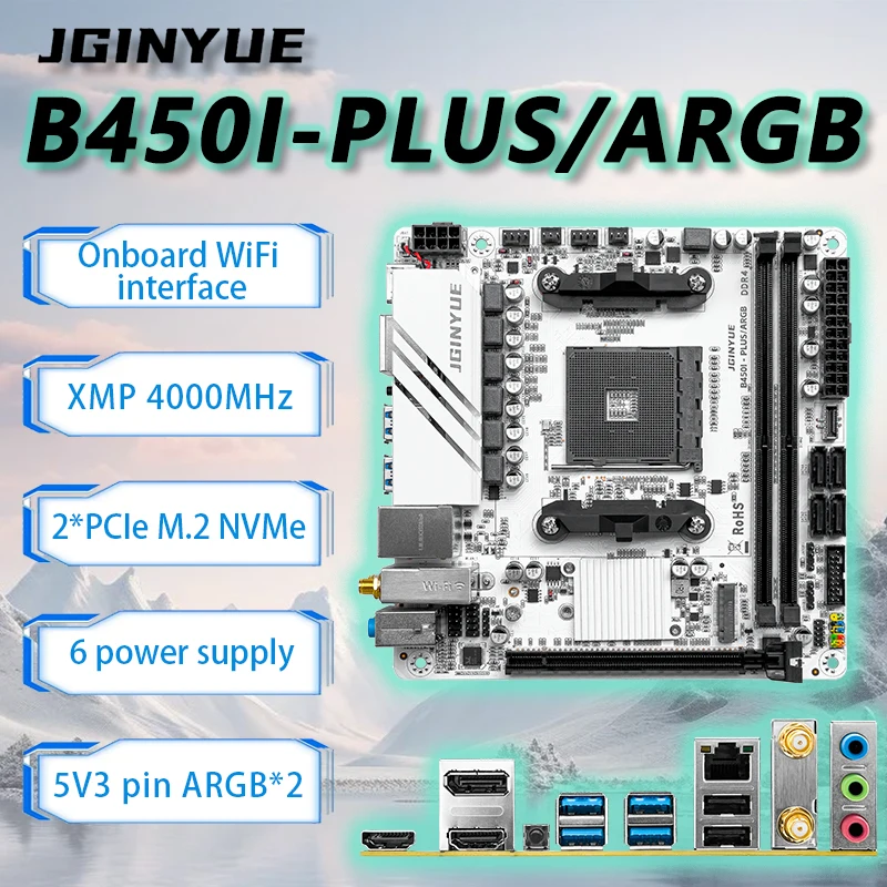 Set Motherboard JGINYUE B450 I - Pc Gaming Ryzen 5 ulasan dan harga