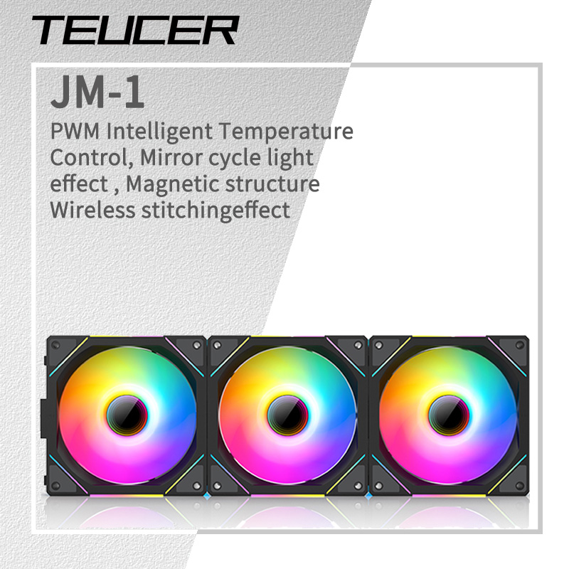 TEUCER casing kipas pendingin  - Pc Water Cooling ulasan dan harga
