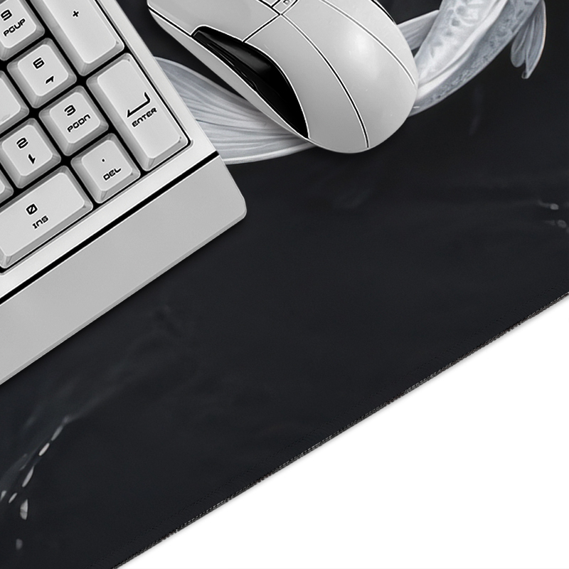 Alas Mouse Koi Hitam Putih Gam - Pc Gaming White ulasan dan harga