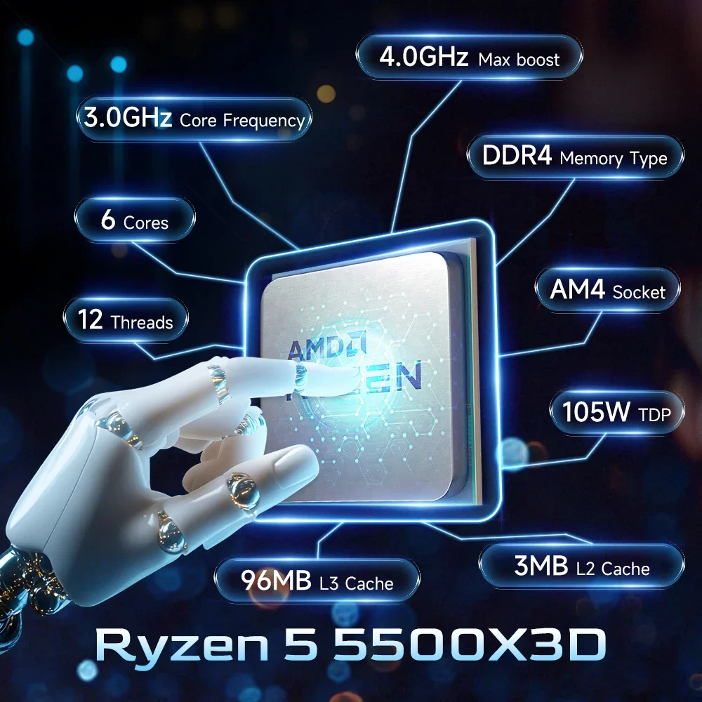 Prosesor Gaming AMD Ryzen 5 55 - Pc Gaming Ryzen 5 ulasan dan harga