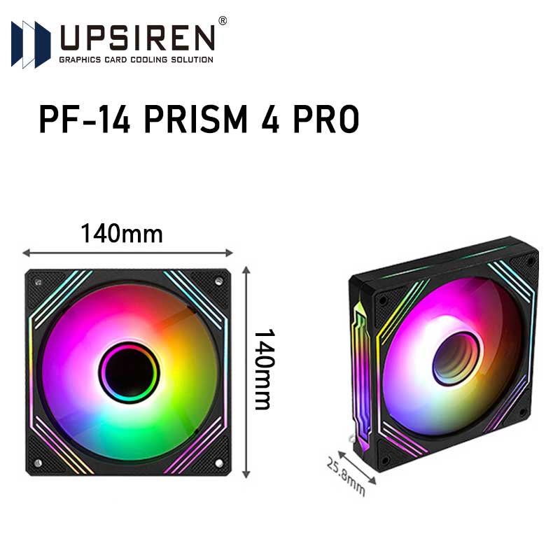 Upsirene PF-14 prisma 4PRO kip - Pc Case Fan ulasan dan harga