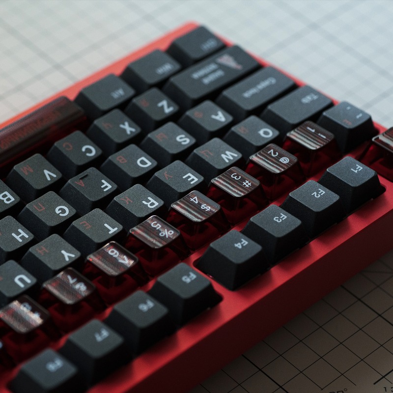 Set Keycaps Tema Hitam Soviet  - Pc Gaming Set ulasan dan harga