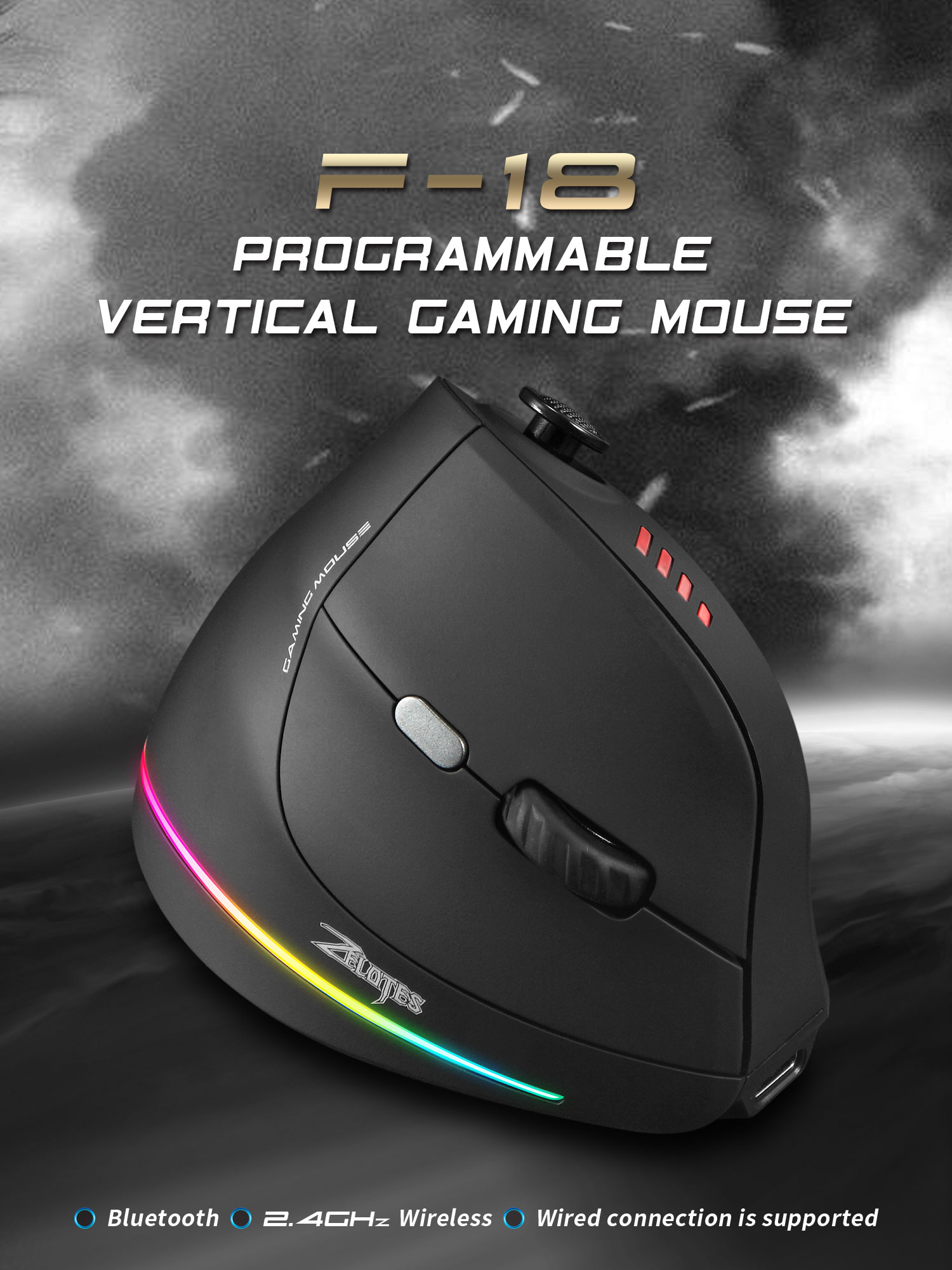 Jomaa RGB Backlit Kontrol Mous - Pc Gaming Rgb ulasan dan harga