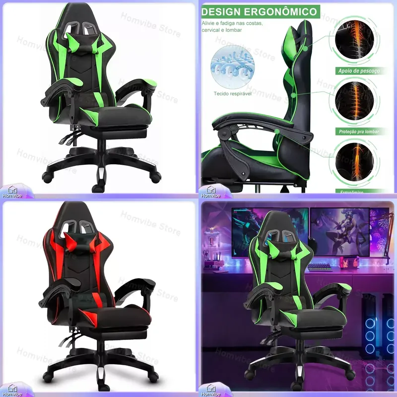 Kursi Gaming Ergonomis Sandara - Pc Gaming Chair ulasan dan harga